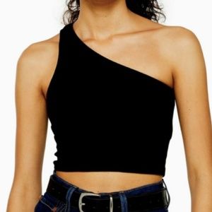 One Shoulder Crop Top